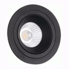 Kuchenna oprawa podtynkowa Hiden H0110 Maxlight LED 10W 3000K okrągła czarna