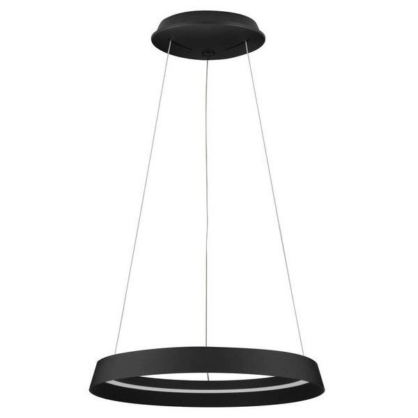 Sypialniana lampa pierścieniowa BATALLAS LE44786 LED 38W 3000K zwis czarny