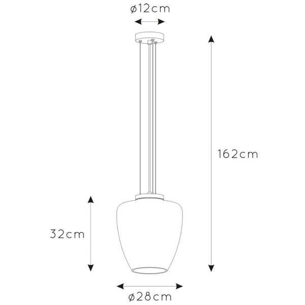 Lampa wisząca FLORIEN  30473/28/62 loftowa bursztynowy mosiądz outlet