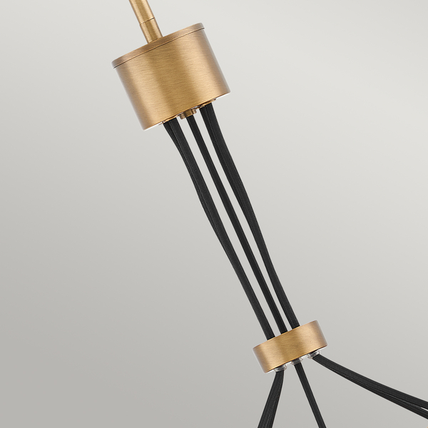 Loftowa lampa wisząca QN-ENSEMBLE5P-BB kostki brązowe