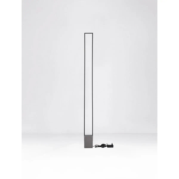 Tarasowy słupek z betonu DOMAIRA LE45292 LED 26W 3000K szary czarny