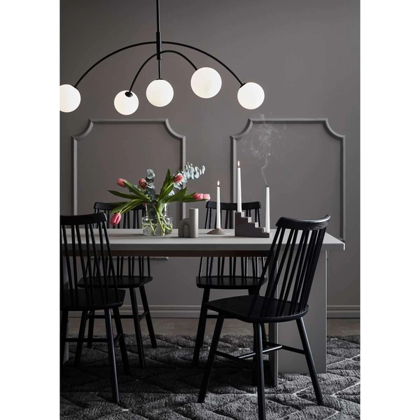 LAMPA wisząca HEAVEN 107560 Markslojd metalowa OPRAWA zwis kule szklane balls czarne białe