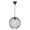 Industrialna lampa wisząca Beroni 2213303003 druciana kula czarny