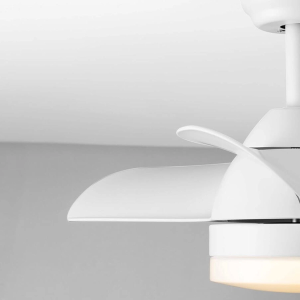 Sufitowy wentylator VILLAZON LE44971 LED 18W 3000-6500K z pilotem biały