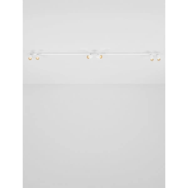 Wielopunktowa lampa sufitowa FALORIA LE45654 z regulacją tuby białe