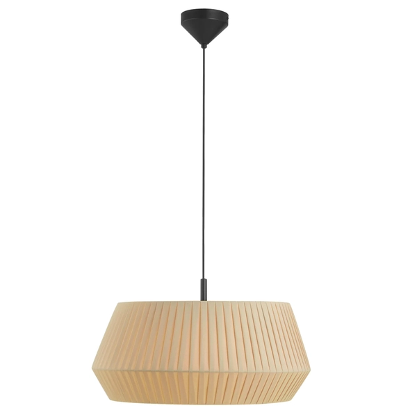 Wisząca lampa plisowana Dicte 2112373009 Nordlux nad stół beżowa