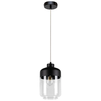 Skandynawska lampa wisząca AMARETTO 15790104 szklana przezroczysty czarny
