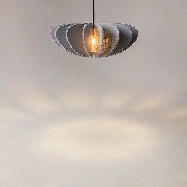 Nowoczesna lampa wisząca Cambio MOD398PL-01GR1 nad wyspę szara