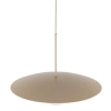 Lampa zwisająca nad stołem Slate 10910 owalny klosz mleczna kula beżowy