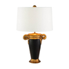 Lampa stołowa Gallier FB-GALLIER-TL Flambeau z żywicy biała czarna