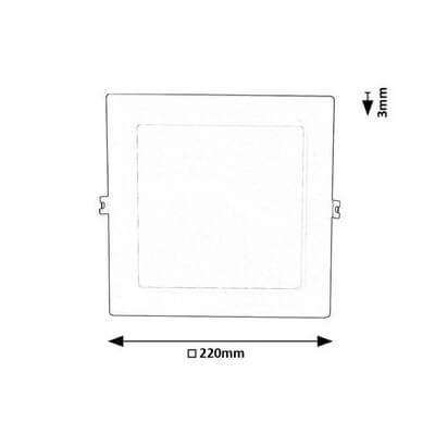 Sufitowa lampa podtynkowa SHAUN2 71223 LED 18W 3000K biały