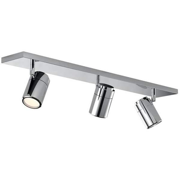 Sufitowa lampa sypialniana Noemie metalowa nad łóżko chrom