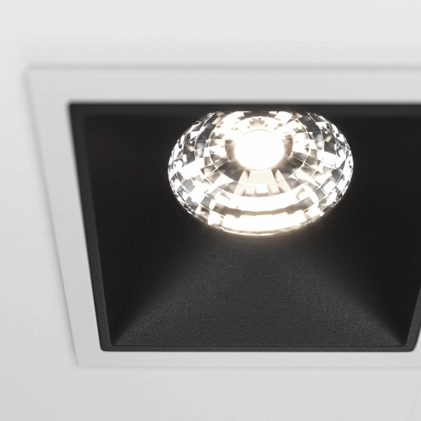 Lampa podtynkowa LED 30W 4000K biały czarny Alfa OUTLET