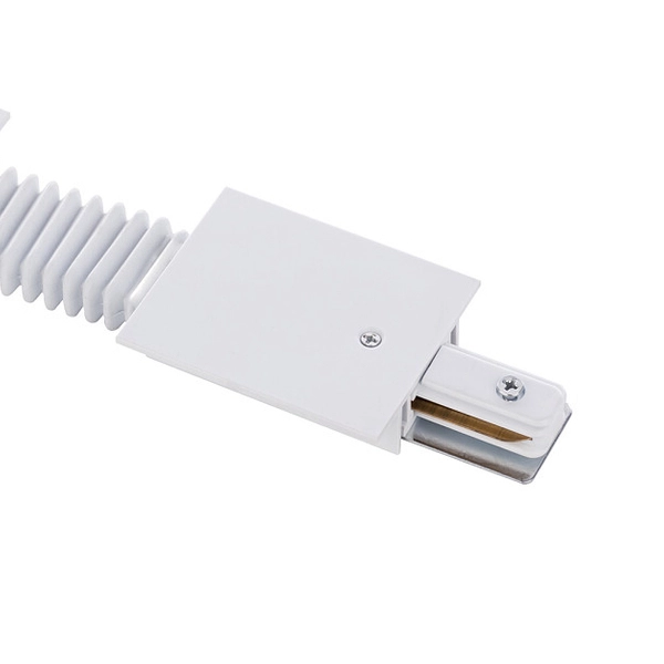 Elastyczny ŁĄCZNIK szynoprzewodu CTLS 8676 Nowodvorski do 3-fazowej szyny podtynkowej 230V biały