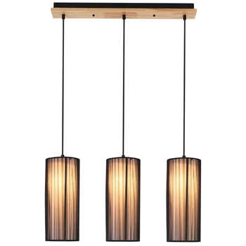 Potrójna lampa wisząca Kioto 50103219 Candellux tuby nad stół czarne