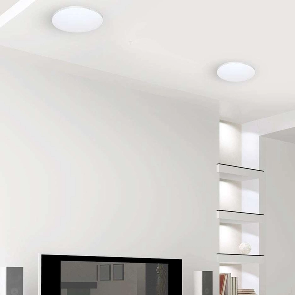 Plafon LAMPA sufitowa SIENA ML262 Milagro okrągła OPRAWA LED 30W 3000-6000K z pilotem biała