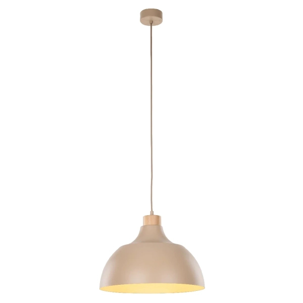 Skandynawska zwisająca lampa Cap Sabia 10656 do jadalni beżowa