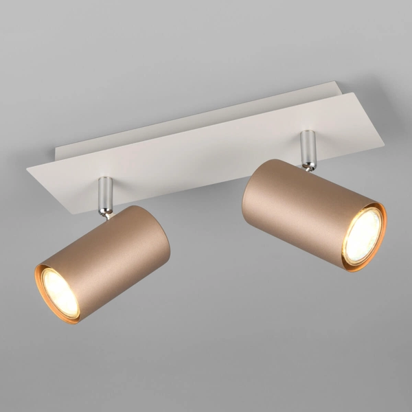 Sufitowa lampa regulowana VANTOS DL265802400 Trio tuby metalowe brązowe białe