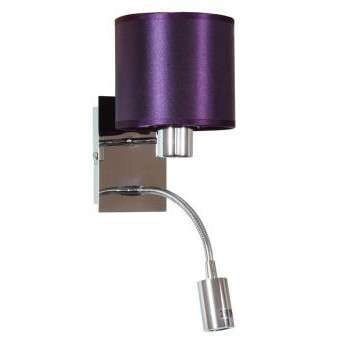 Kinkiet lampa ścienna SYLWANA 21-28648 LED 3W 3000K peszel chrom biała