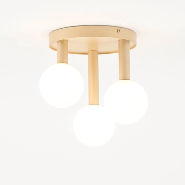 Potrójny plafon Perla 33603 Sigma kule balls szkalne czarny biały