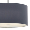 Wisząca lampa do biura Zaragoza ZAR1039 Dar Lighting srebrna biała szara