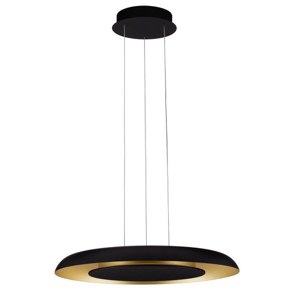 Wisząca lampa regulowana CAPINOTA LE44798 LED 38W 2700-4000K czarna złota