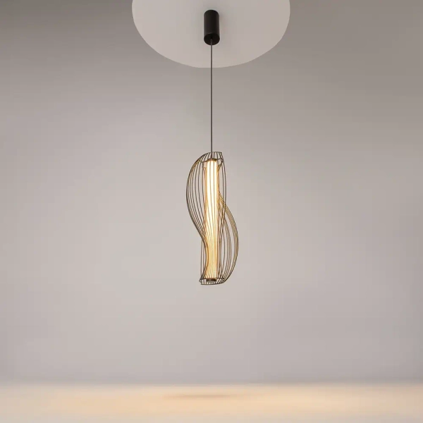 Wisząca lampa Shadows of the past MOD263PL-L20B3K LED 20W 3000K czarny