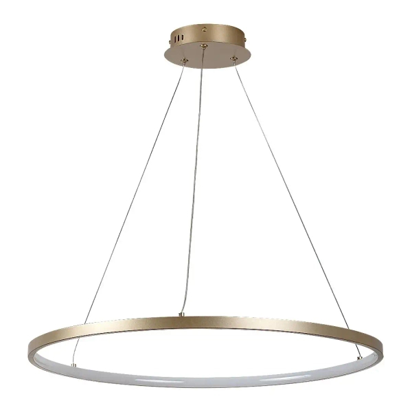 Wiszący żyrandol ledowy Beliza 72347 LED 55W 3000K pierścień złoty