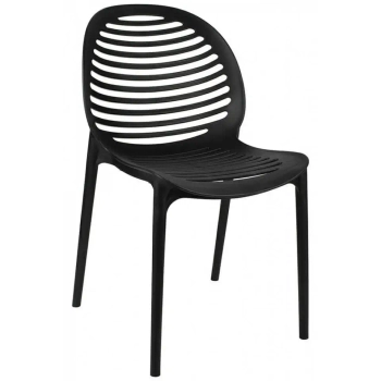 Krzesło do ogrodu SUNNY czarne KH010100217 wys. 84,5 cm na taras