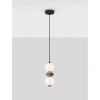 Ceramiczna wisząca lampa MONRETA LE45230 LED 10W 3000K nad stół szara biała