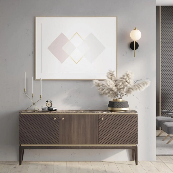 Przyścienny kinkiet kulisty CHAO LE44270 na przedpokój czarny złoty biały