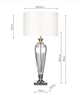 Stołowa lampa Hinton HIN4208 Dar Lighting klasyczna z abażurem biała