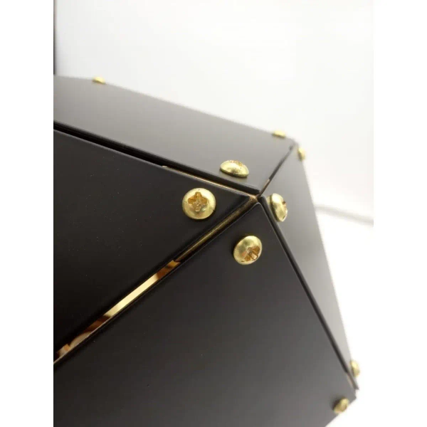 Lampa zwisowa New geometry ST-8861-3 Step modern czarna złota