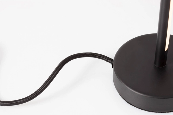 Sypialniana lampa stojąca Cerro na komodę LED 10W czarna