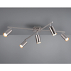 Sufitowa lampa VANTOS DL507612400 Trio regulowane tubki do jadalni srebrna