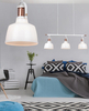 Zwisowa lampa nad stół Darling AZ2143 Azzardo industrialna biała