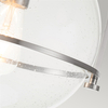 Kulista lampa sufitowa QN-SOMERSET-F-C-BN szklana nikiel