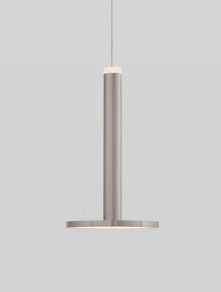 Industrialna lampa wisząca LE42736 LED 11W 3000K do salonu srebrna