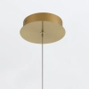 Lampa wisząca tuba szklana Espada QN-ESPADA-1P-BG LED 18W 3000K złoty
