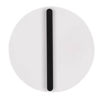 Okrągła lampa ścienna do salonu GALURCA LE45108 LED 20W 2700K biała czarna