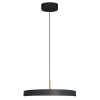 Ledowa lampa wisząca DISC ML1065  LED 38W 4000K dysk czarny złoty