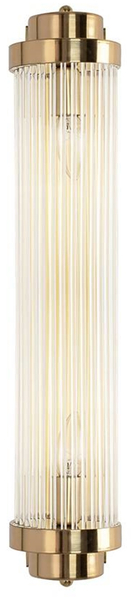 Ścienna lampa Column MSE010100361 szklana glamour złota