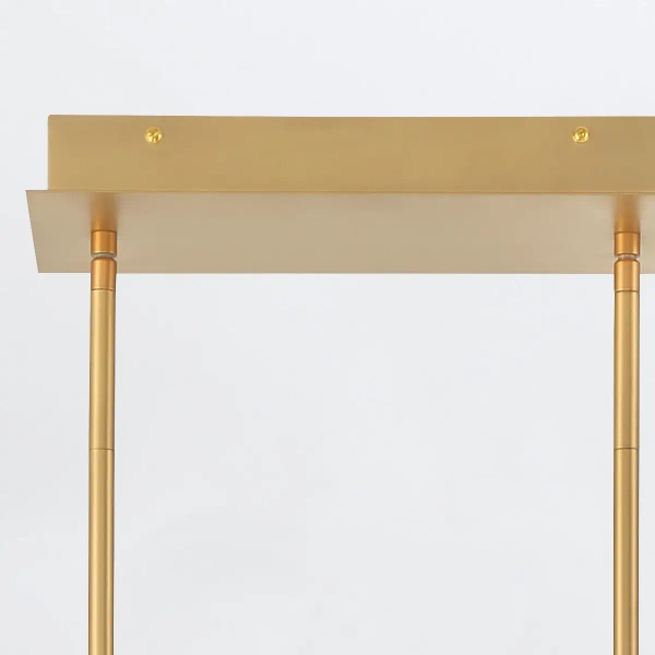 Lampa wisząca prostokątna Inizio QN-INIZIO-LP-S-BG LED 46W 3000K złoty