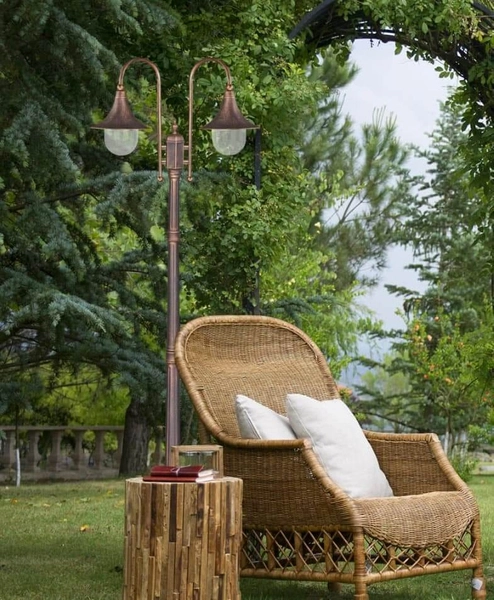 Latarnia ogrodowa Boston K-8127 CZARNY/ZŁOTY czarna złota