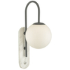 Łazienkowy kinkiet ścienny Deuce DEU0739 Dar Lighting kula IP44 marmur