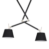 Regulowana lampa wisząca Zyta AZ4191+2xAZ2600 do salonu czarna