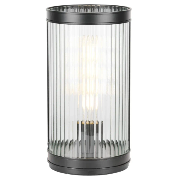 Stołowa lampa Bianka BIA4222 do sypialni szklany czarny