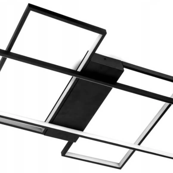 Lampa sufitowa ze zmienną barwą 544 Domeno LED 123W CCT z pilotem czarna