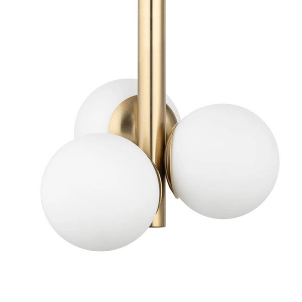 Sufitowa lampa Perla 40776 Sigma bańki do sypialni złota biała