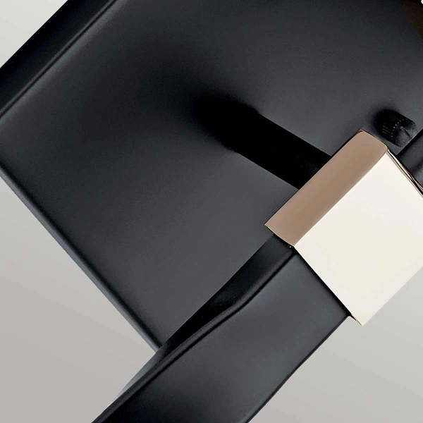 Ścienny kinkiet do łazienki Marette KL-MARETTE1-BK IP44 nikiel czarny